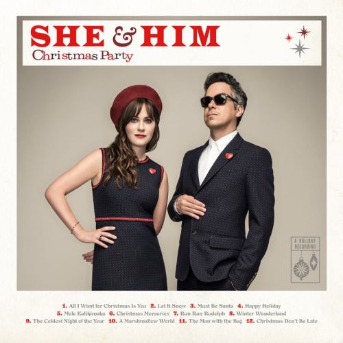 newgirlystuff: She &amp; Him’s New Christmas Album ‘Christmas Party’ Out 