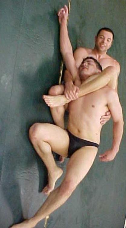 movimuswrestling:  Sandro Vinnari asked to wrestle Bobby Baker.   Bobby is tall, lanky, strong with major attitude.  He hates to lose a match and will do whatever it takes to win.  Sandro is a very skilled submission wrestler.   Sandro dominates