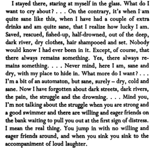 juleecruise: Jean Rhys, from Good Morning, Midnight