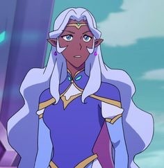 marthagreyjoy:The holy trinity™ of dark skinned cartoon princesses with amazing white hair