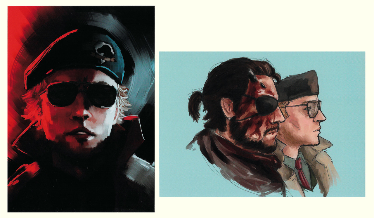 mgs-lileiv:  mgs-lileiv: Double-sided postcard-sized prints now available from my