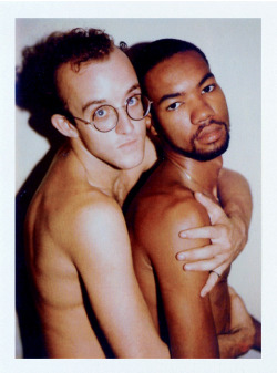 pzzaparty:  Keith Haring and Juan Dubose