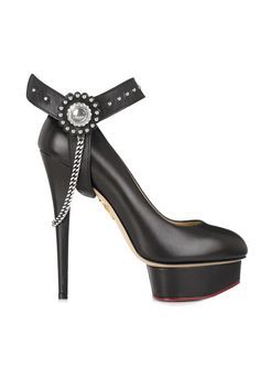 womenshoesdaily:Charlotte Olympia Black Pumps RTW Spring 2015 #Shoes #Heels