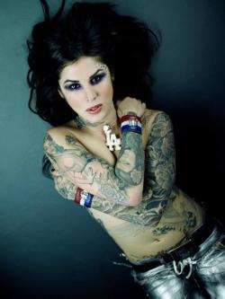 satans-tattoos:  Kat Von D © Submit your