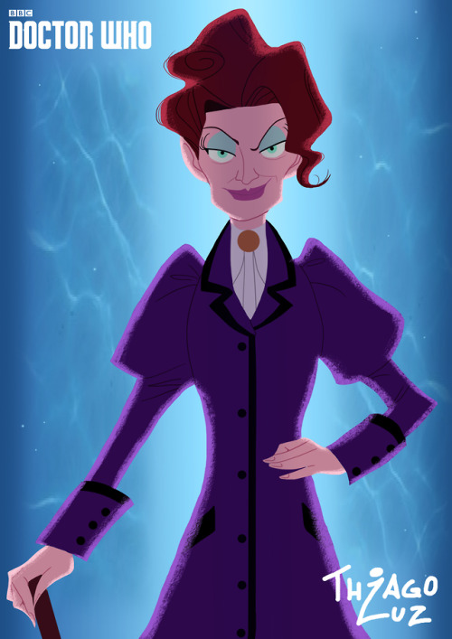 thiago-luz:SAY SOMETHING NICE. Here is my #DoctorWho #fanart from today. #missy It’s one of my favor