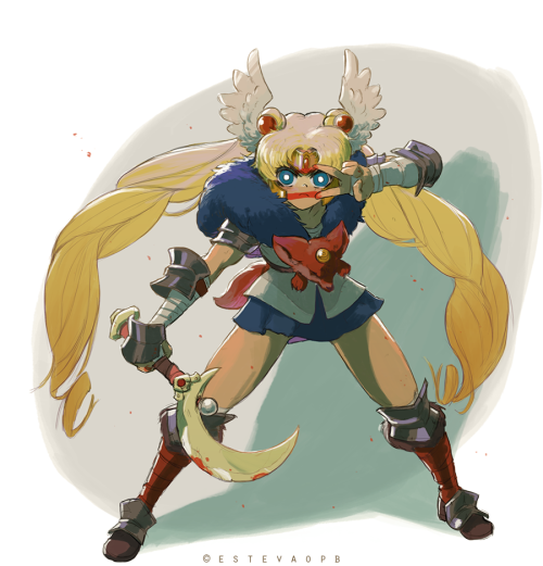 estevaopb:  Valkyrie Moon!For the Sailor Moon Design Challenge ^^