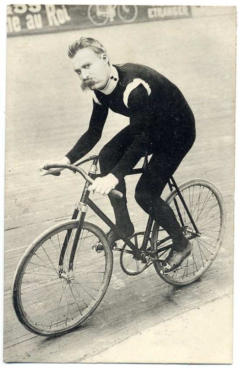 trackoflife:  is this bike real? - Nietzsche on a bike