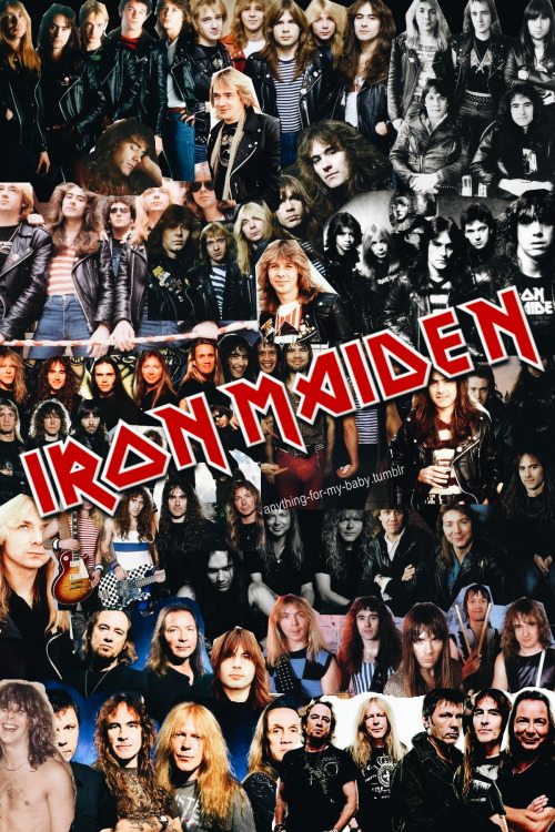 anything-for-my-baby:  Iron Maiden collage (X)