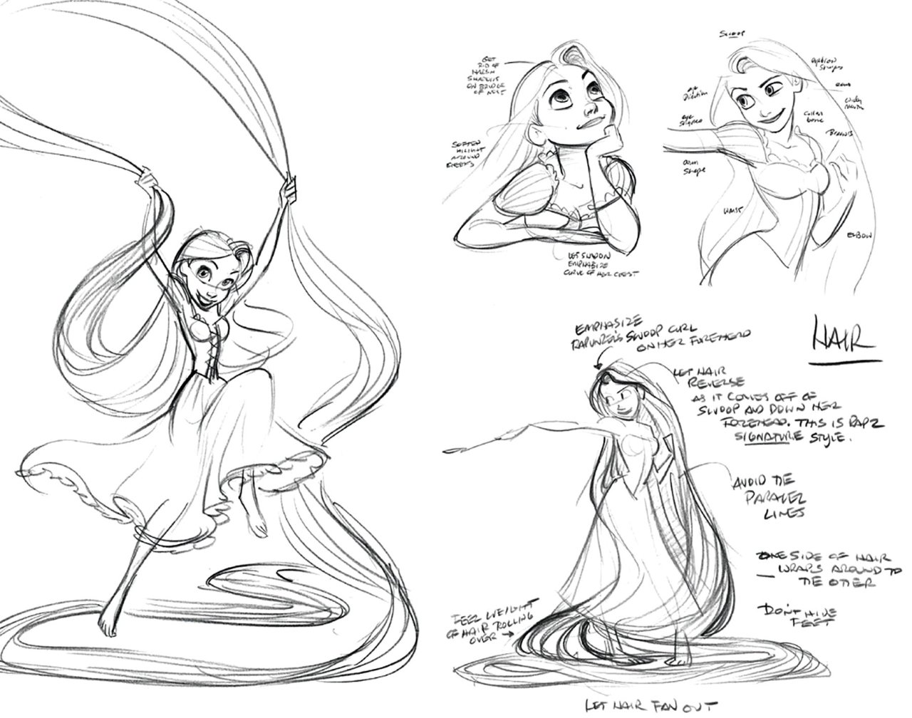 rapunzel concept art glen keane