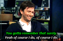 weeping-who-girl:  David Tennant’s Incoherently Adorable Reply when asked about Georgia (x) 