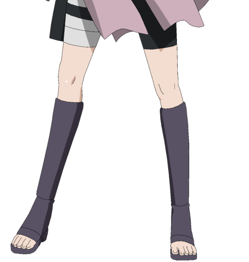 flirt-suke:  I just wanted to point out that Sarada has:-Sakura’s outfit when she was a genin-Sasuke’s arm guards in shippuden-Sasuke’s shorts basically from when he was a genin-Sakura’s color of padding on the outside of her shorts-Sasuke’s