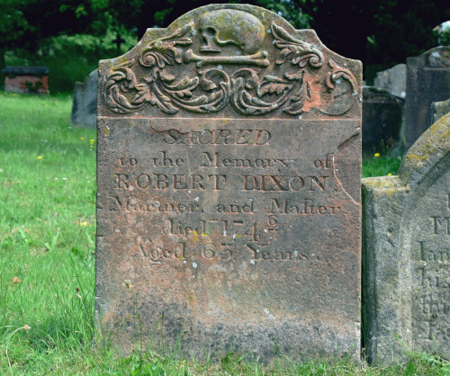 Memento Mori St Margret&rsquo;s Church Lowestoft. 