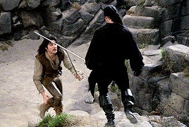 genekellys:    In order to create the Greatest Swordfight in Modern Times, Cary Elwes and Mandy Patinkin trained for months with Peter Diamond and Bob Anderson, who between them had been in the Olympics; worked on Bond, Lord of the Rings, Raiders of the