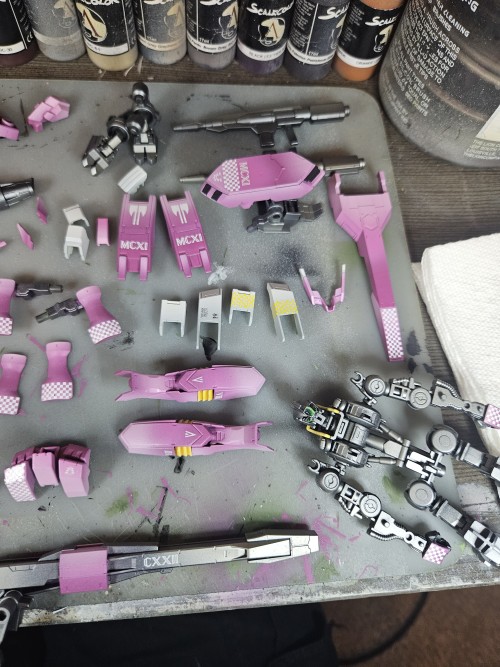 An Update To My Gunpla Post, Flauros Is Progressing Nicely But Hoo Boy Are Some Of These Steps Tedious.