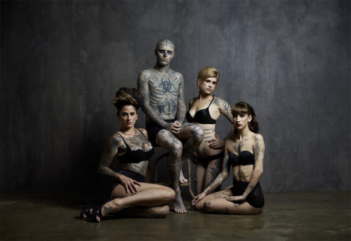 im-the-voodoo-child:  Photoshoot of Rick Genest aka Zombie Boy by Joey Lawrence for Rebel Ink Magazine (March 2013) 