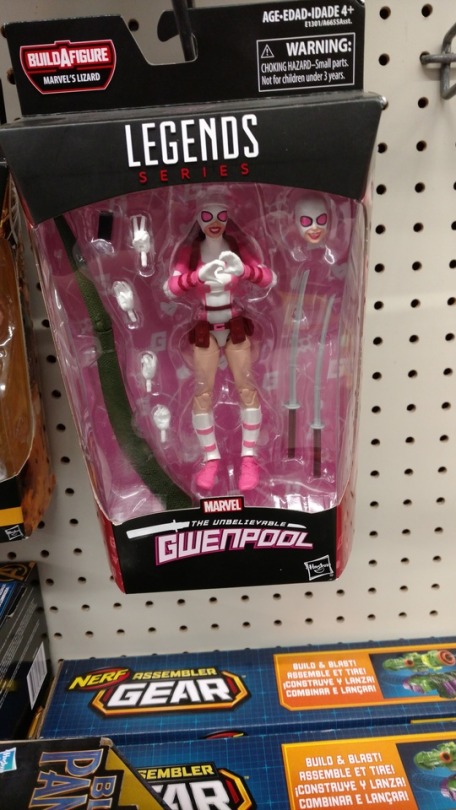 I found this Gwenpool fig o3o/Poseable with interchangeable hands and face(anie6142)hhhhhhh i want it……but i already have a gwen……………..but i want it………