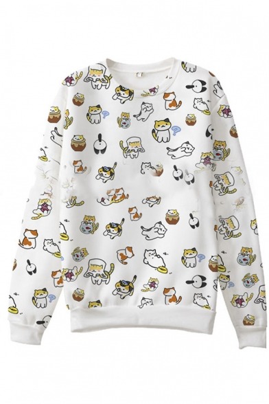ohsointensecandy: Different Pattern Hoodies &amp; Sweatshirts Meow //  Neko