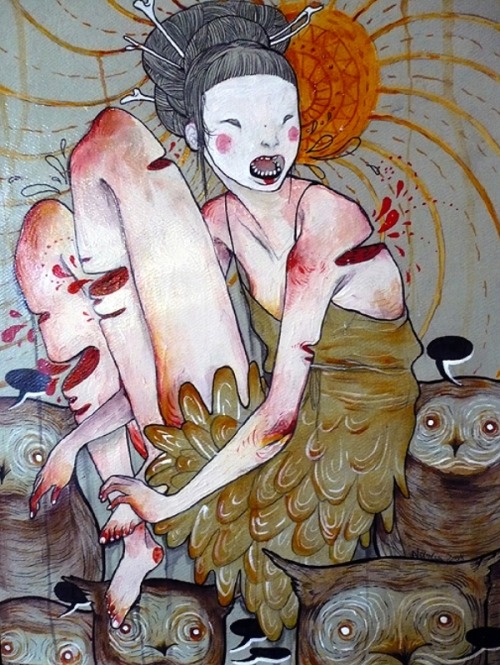 actegratuit:  Nomi Chi is an illustrator and tattoo artist from Canada. 