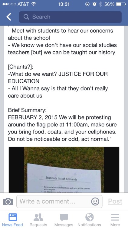 beautiful-ambition:These kids planned this protest BY THEMSELVES A WEEK AGO!! Look at these babies FIGHTING for the education they NEED and DESERVE! You can’t tell me this doesn’t start with good parenting and good teaching. Look at the babies organizing,