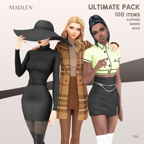  Madlen Ultimate PackAs some of you were requesting, I finally gathered 100 items from Madlen CC Col