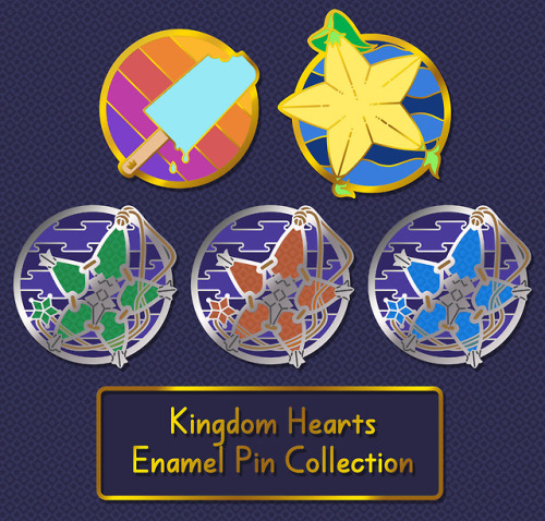 I was at long last able to get around to designing a full range of KH pins. The paopu is already ava