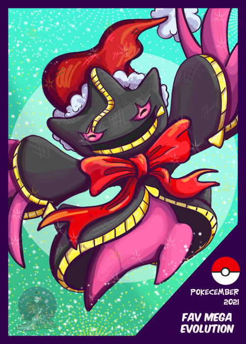 Pokécember 2021 - Day 20 - Fav Mega Evolution - Mega Banette*Also my favorite Ghost Type I dr