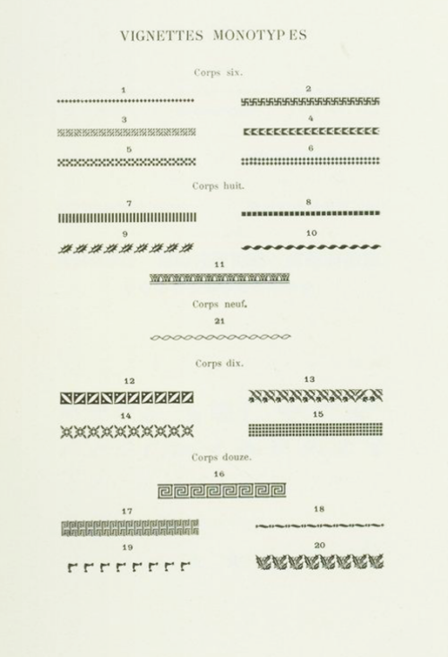 Firmin Didot, Spécimen de caractères. Composition à la main. No date. Bibliothèque nationale de Fran