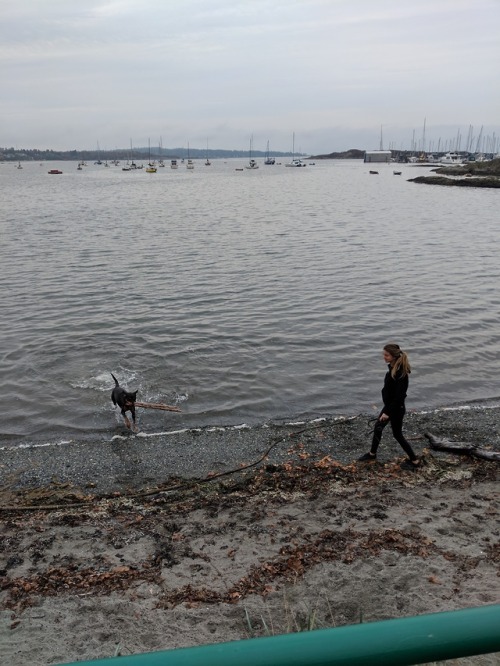 Taken today. Ben didn’t get any good ones of us, sadly! We went for a walk along the water and