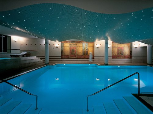 creativehouses:  Indoor Pool with star ceiling