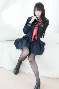 Cute Cosplay Girl Lecha [School Girl Uniform] 1-9