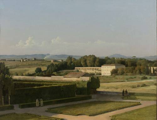 Michel-Martin Drölling (French; 1786–1851)View of the Gardens of the Villa Medici in Rome