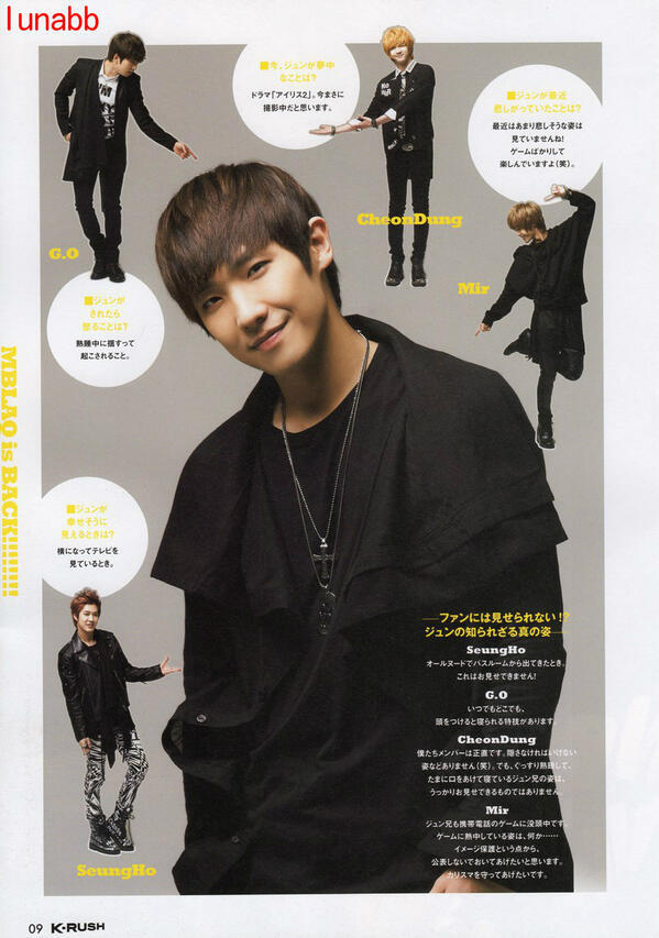 i-am-ur-aplus:  [SCANS] MBLAQ @ K-RUSH MAGAZINE [part 2] cr:  @bblunagd  