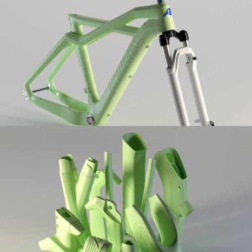 coffeebikes: #AenimaBhulk es la primera bici ecológica impresa en 3D a base de material vegetal, con