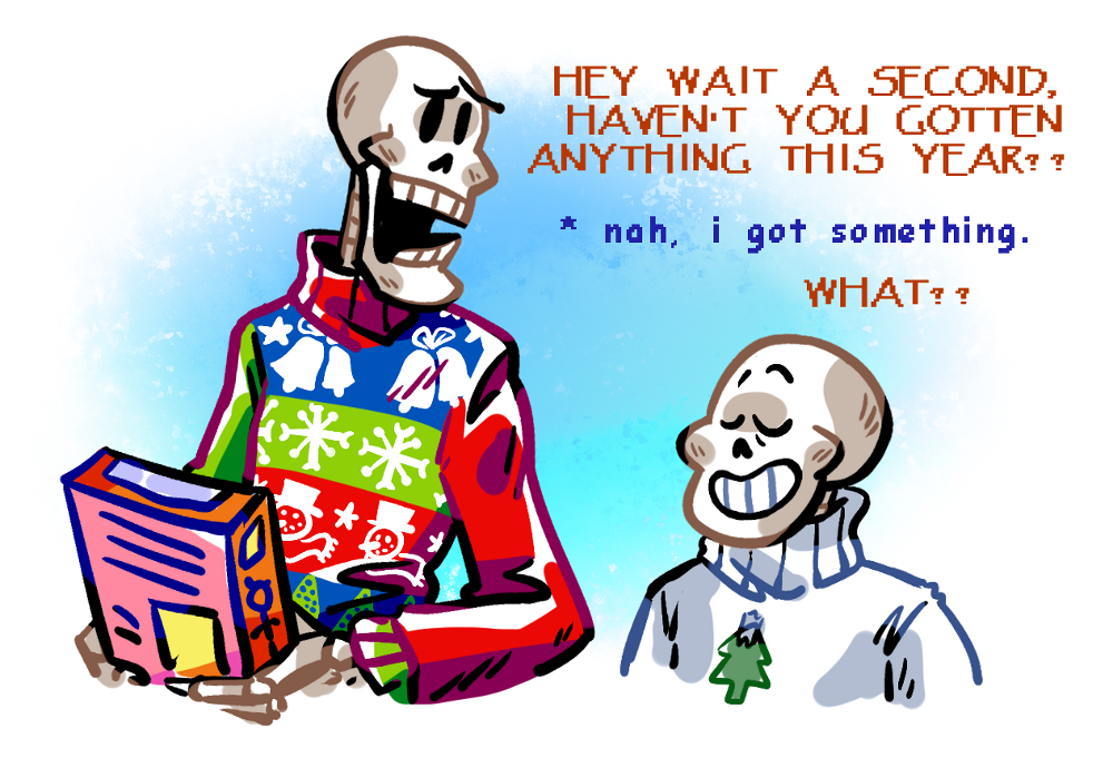ask-the-skele-household:* Happy Papy is a gift in its own league.
