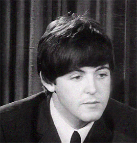 sgt-paul:June 11, 1964 || Paul at the group’s first Australian press conference in Sydney.