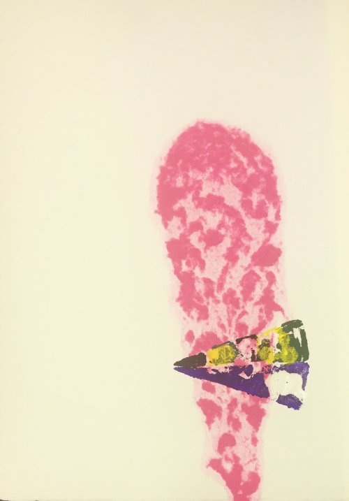 arthuntblog: Richard Tuttle [USA] (b 1941) ~ ‘Hiddenness’, 1987.Lithograph on paper (38.