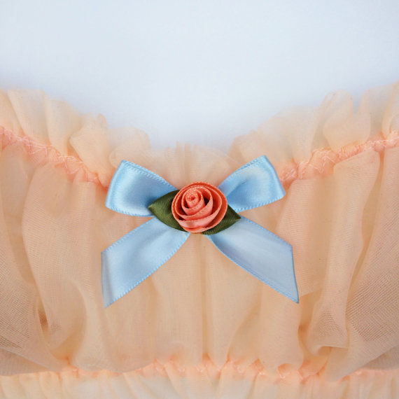 placedeladentelle:Peach Dream Bralette + Peachy Keen Garter Belt + Pretty Peach