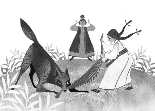  I had the amazing opportunity to illustrate Karah Sutton’s enchanting novel A Wolf for a Spel