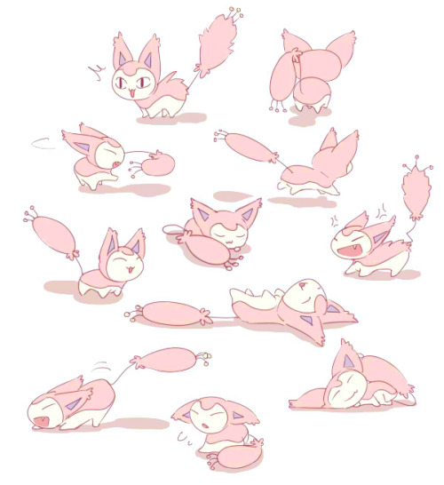 valentyn-the-mad:cherrimut:Skitty is very pink and I want like 100 of themstegolibrium