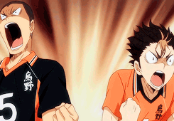 kurokocchiz:favorite platonic relationship+Haikyuu!!-requested by nnishikihbros! - tanaka & noya 