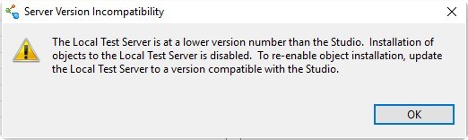 Server Version Studio Compatability Clarify Update