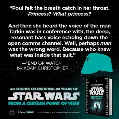 clubjade:Star Wars: From a Certain Point of View reveals | 40th Anniversary short story anthology | 