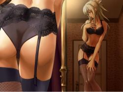 omghentaisenpai:  Request: Blondes in lingerie