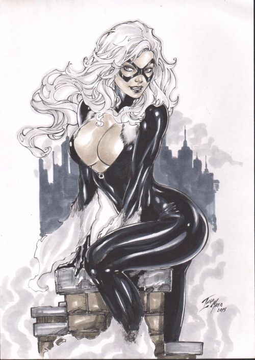 comicbookwomen:  comicbookwomen:Black Cat by Iago Maia  Top Queue Posts-Black Cat #7