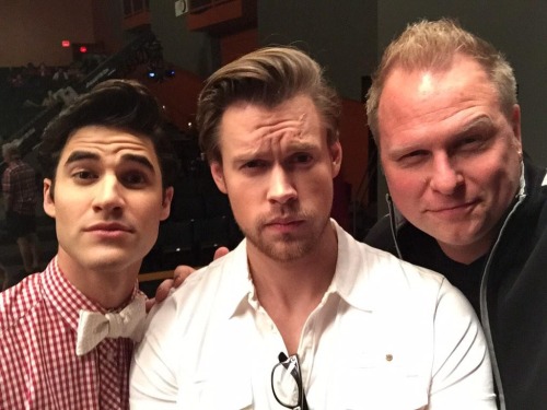 darrencriss-news-blog: alxanders: @chordoverstreet @DarrenCriss Yesterday with Blam! Two great guys 