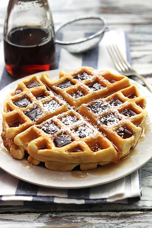 justfoodsingeneral:4-Ingredient Dutch Cream Waffles“Super fluffy and rich dutch cream waffles 