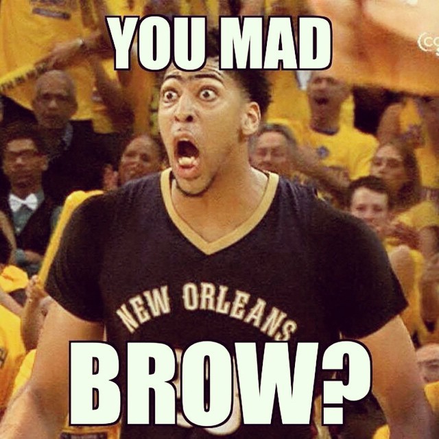 #brow #youmad? #warriors #nbaplayoffs #comeback #otwin #nba #yayarea #yup