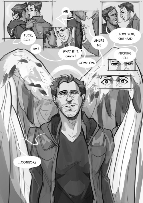 Convin, Guardian!AU, I Love These Two So Freaking Much (as Much As I Hate Drawing Wings)