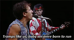 the-perfect-andrew-lincoln: Bruce Springsteen + favorite lyrics