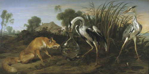 The Fable of the Fox and the Heron, Frans Snyders (1579-1657)